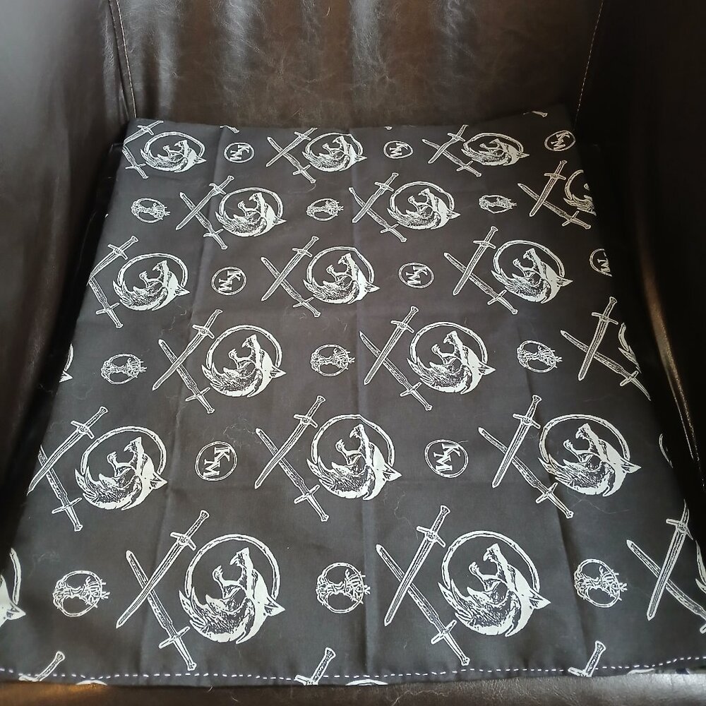 3in1 Witcher and Celestial Themed Double Sided Altar Cloth, Bag, and Pillowcase